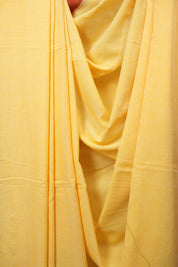 Yellow Bengal Cotton Saree - SRYBCS194
