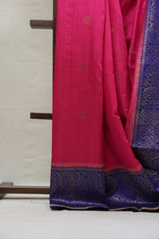 Pink Raw Silk Saree - SRPRSS697