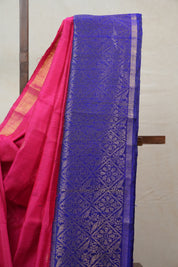 Pink Raw Silk Saree - SRPRSS697