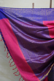 Pink Raw Silk Saree - SRPRSS697