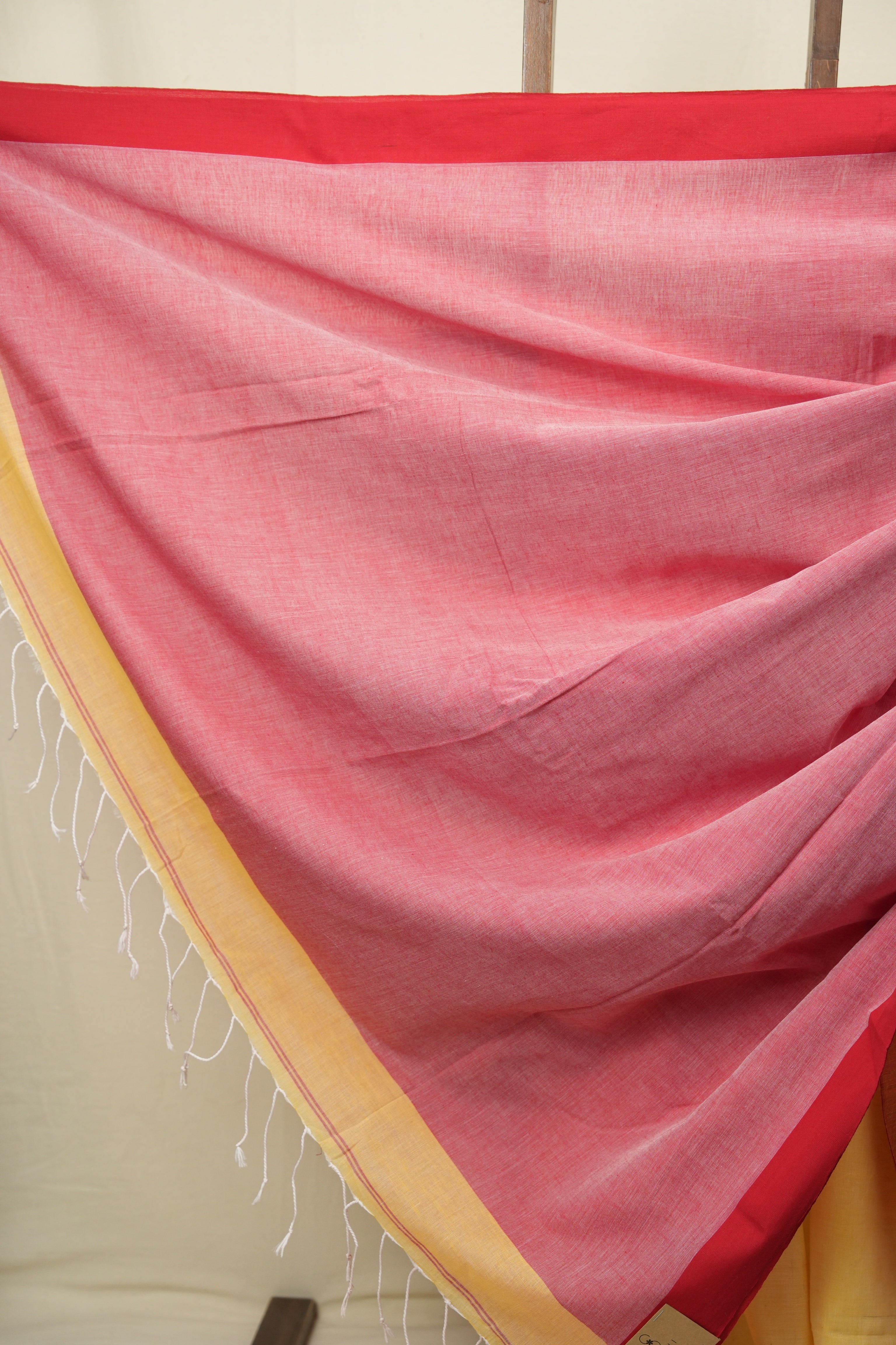 Yellow Bengal Cotton Saree - SRYBCS194