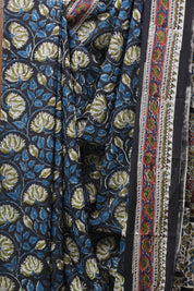 Black HBP Cotton Saree - SRBCS2561