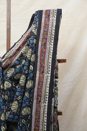 Black HBP Cotton Saree - SRBCS2561