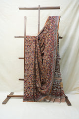 Brown HBP Cotton Saree - SRBCS2556