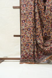 Brown HBP Cotton Saree - SRBCS2556