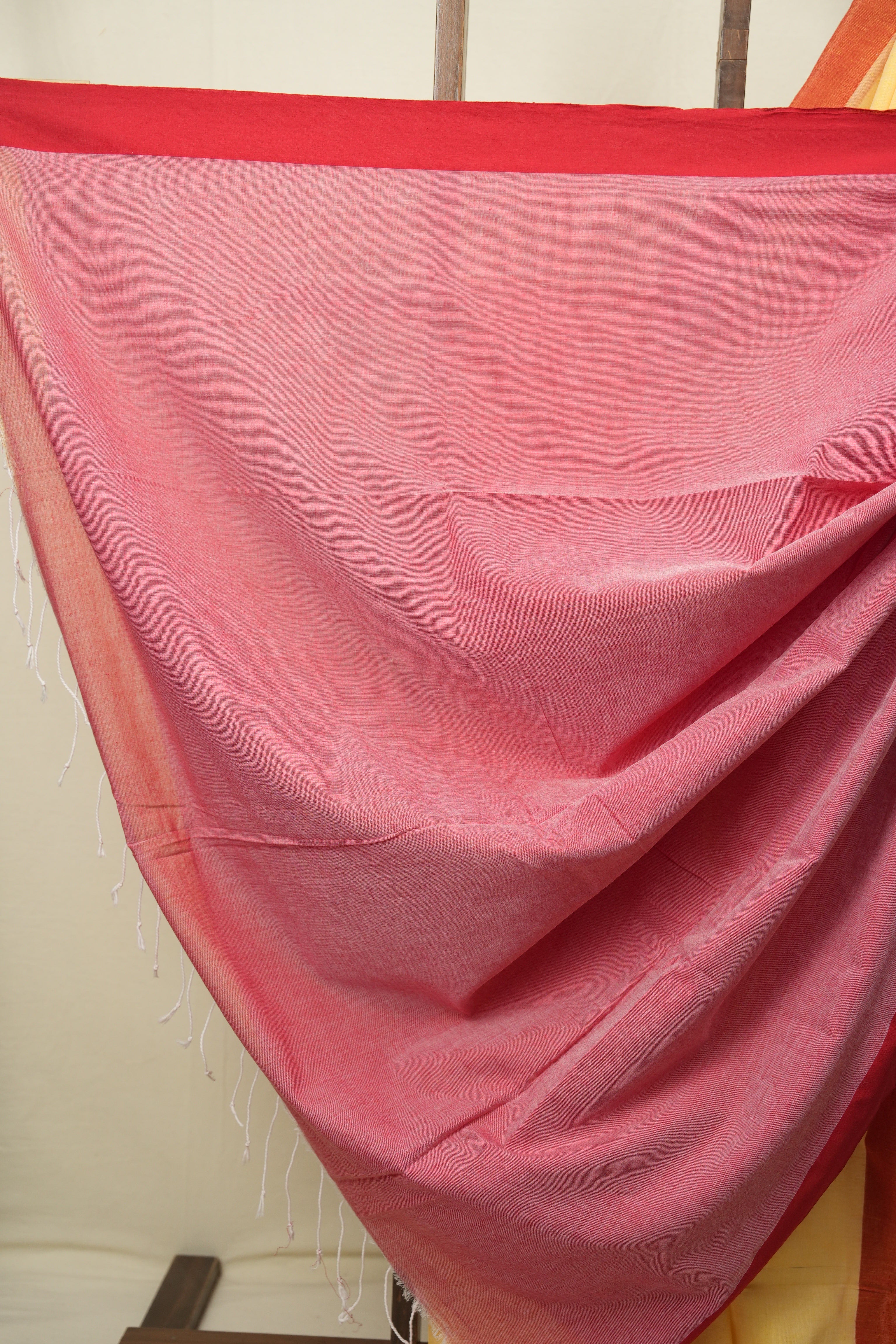 Yellow Bengal Cotton Saree - SRYBCS194