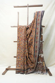 Brown HBP Cotton Saree - SRBCS2557