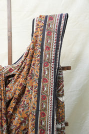 Brown HBP Cotton Saree - SRBCS2557