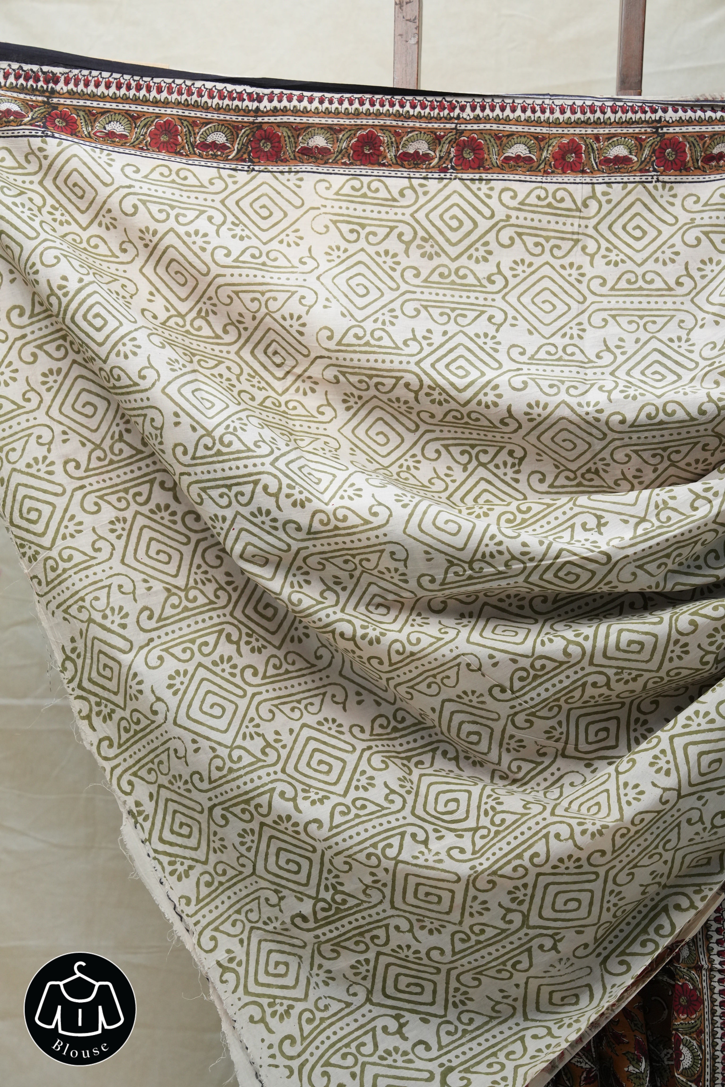 Brown HBP Cotton Saree - SRBCS2557