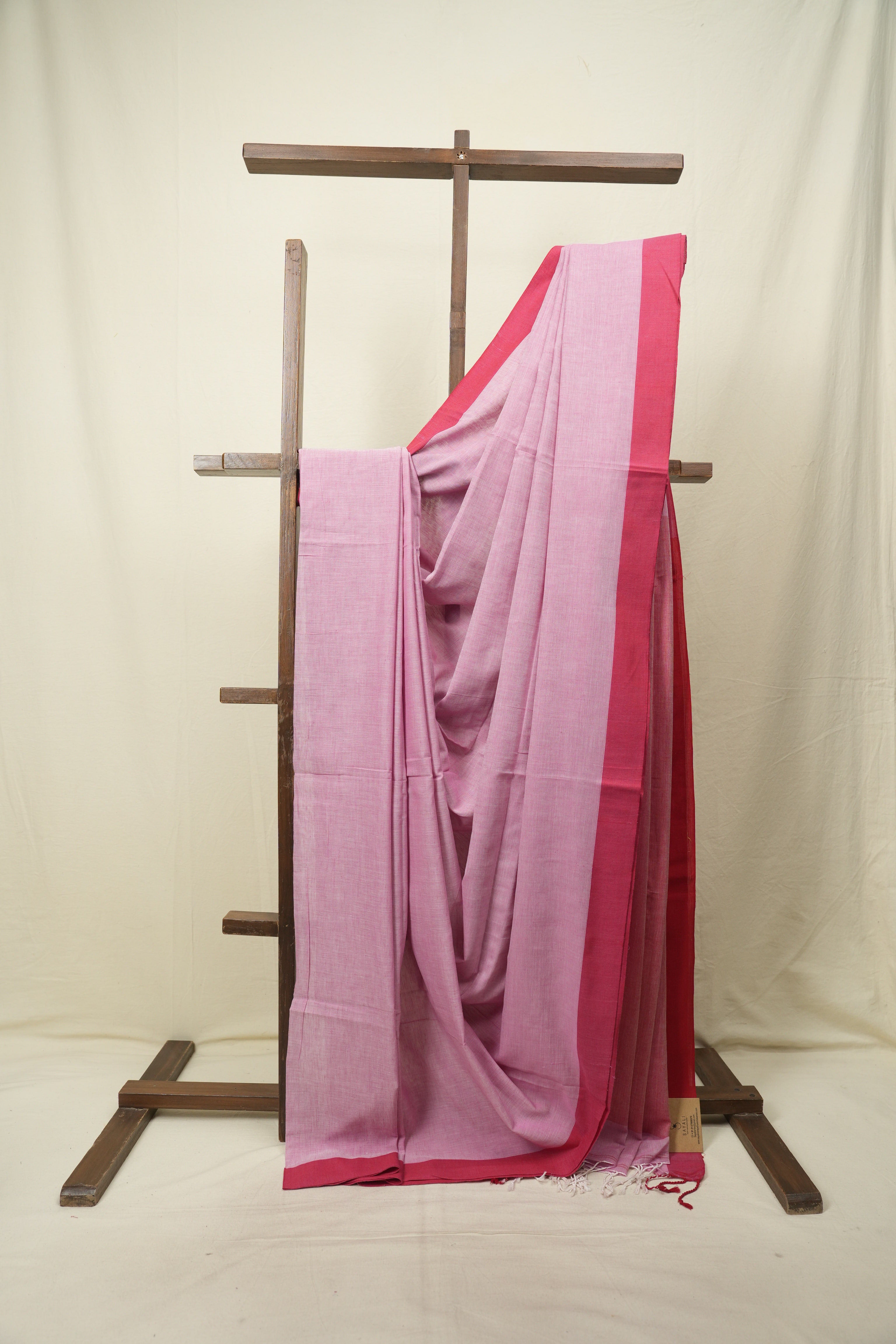 Pink Bengal Cotton Saree - SRPBCS189
