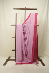 Pink Bengal Cotton Saree - SRPBCS189