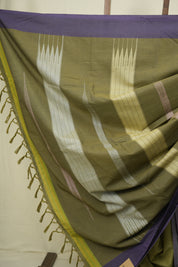 Mahendi Cotton Ilkal Saree - SRMCIS1073