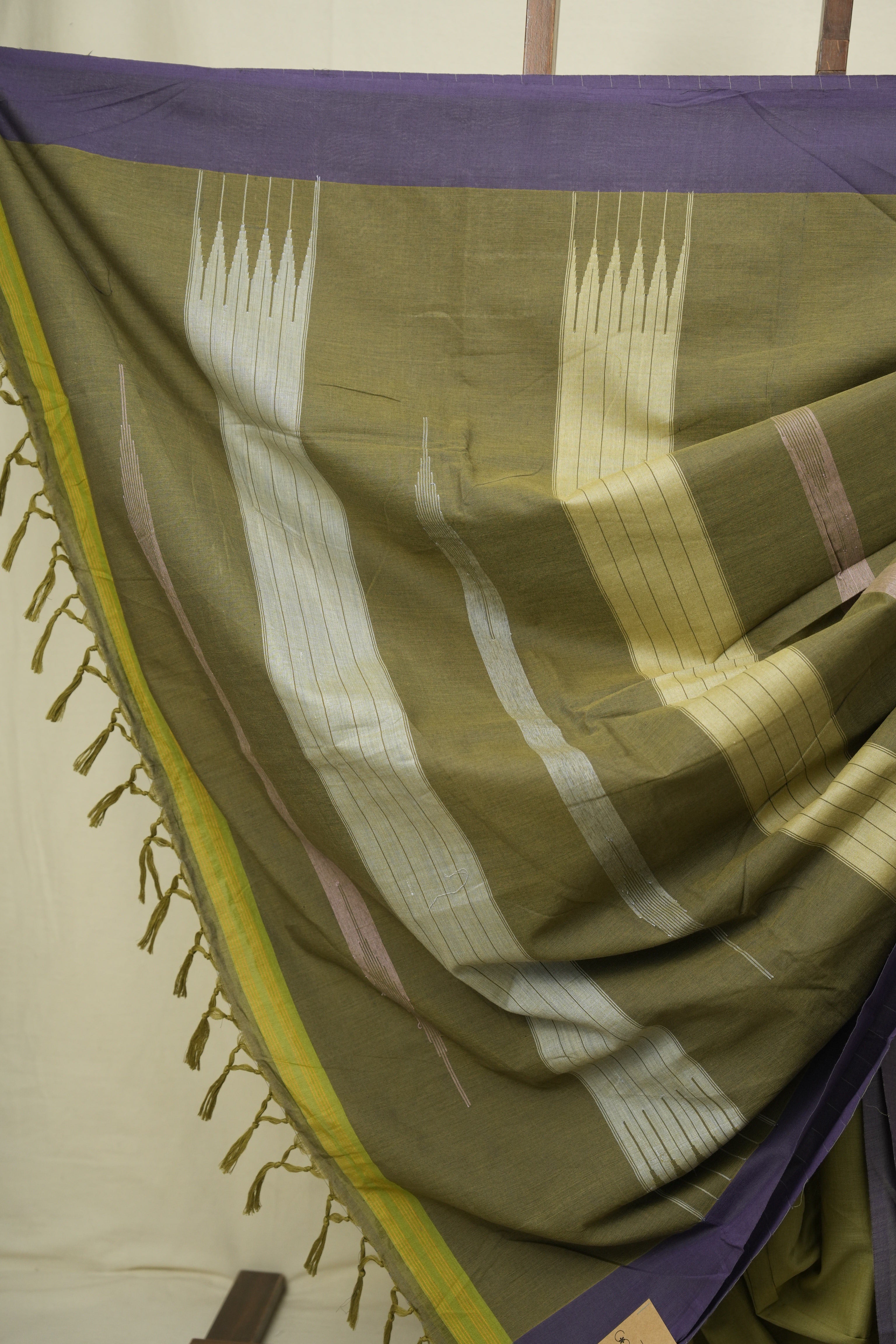 Mahendi Cotton Ilkal Saree - SRMCIS1073