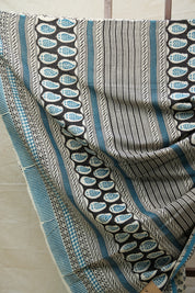 Cream HBP Cotton Saree - SRCCS2568