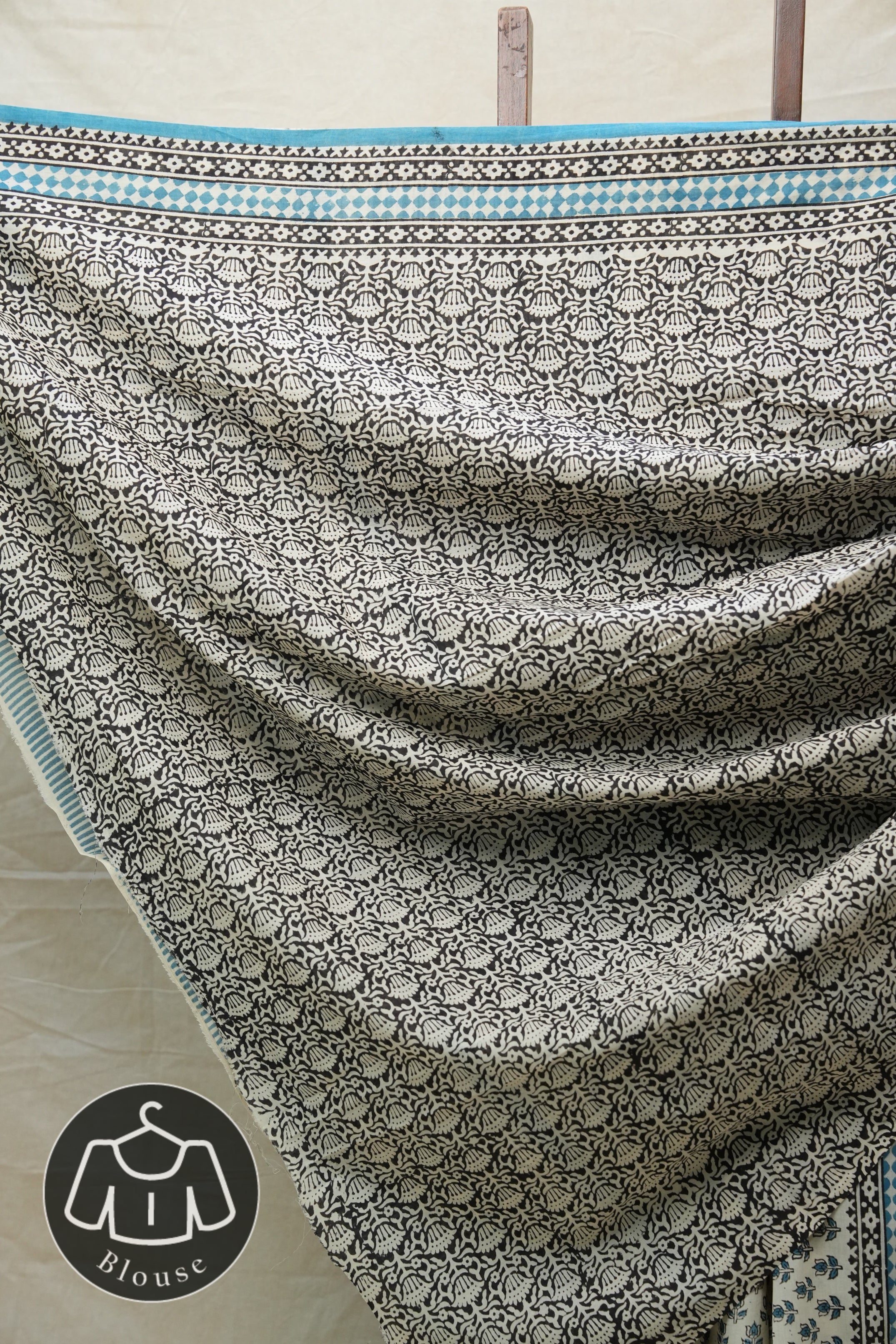 Cream HBP Cotton Saree - SRCCS2568