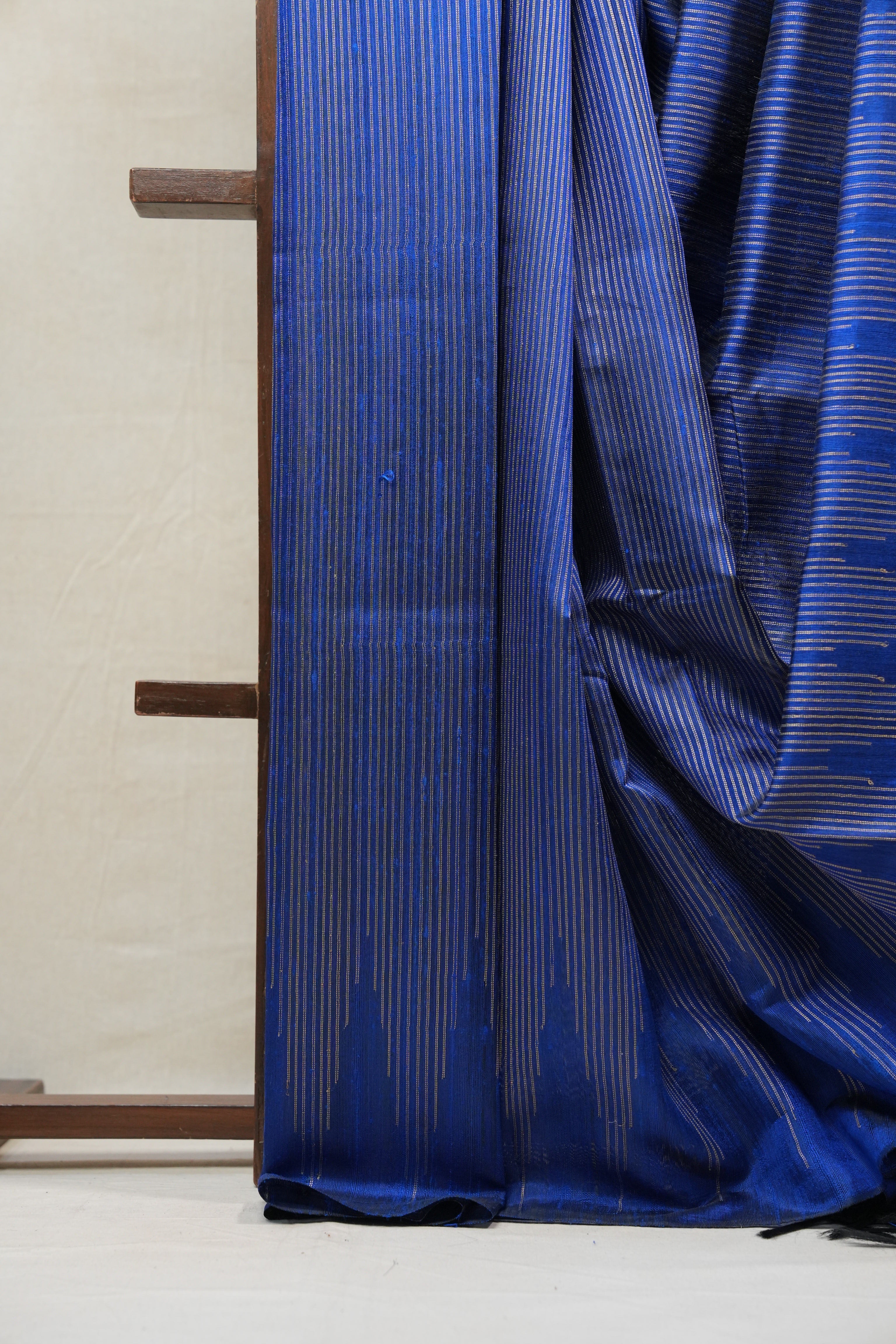 Blue Raw Silk Saree - SRBRSS705
