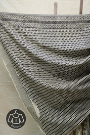 Cream HBP Cotton Saree - SRCCS2565