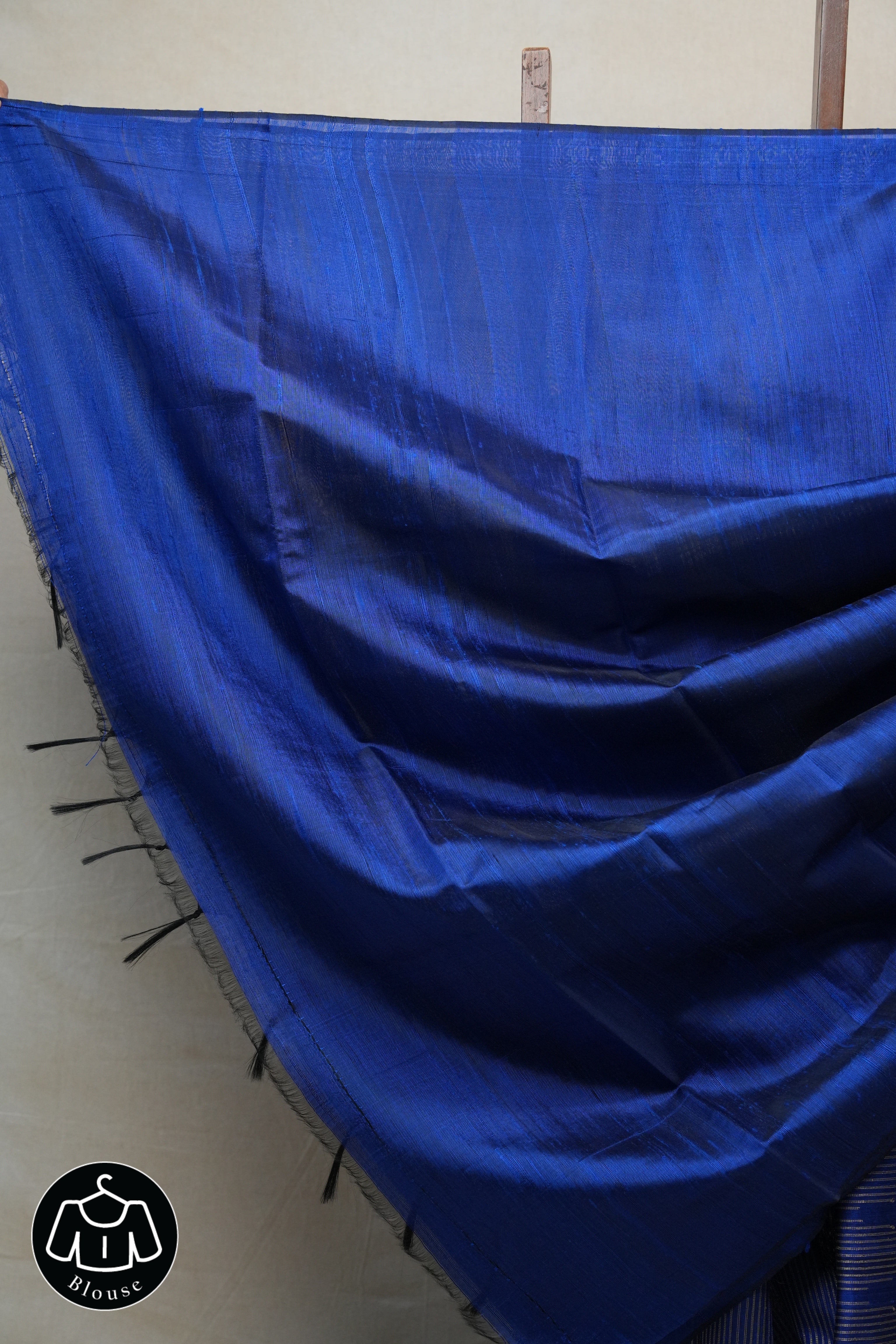 Blue Raw Silk Saree - SRBRSS705