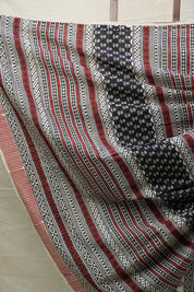 Cream HBP Cotton Saree - SRCCS2563