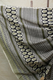 Cream HBP Cotton Saree - SRCCS2566