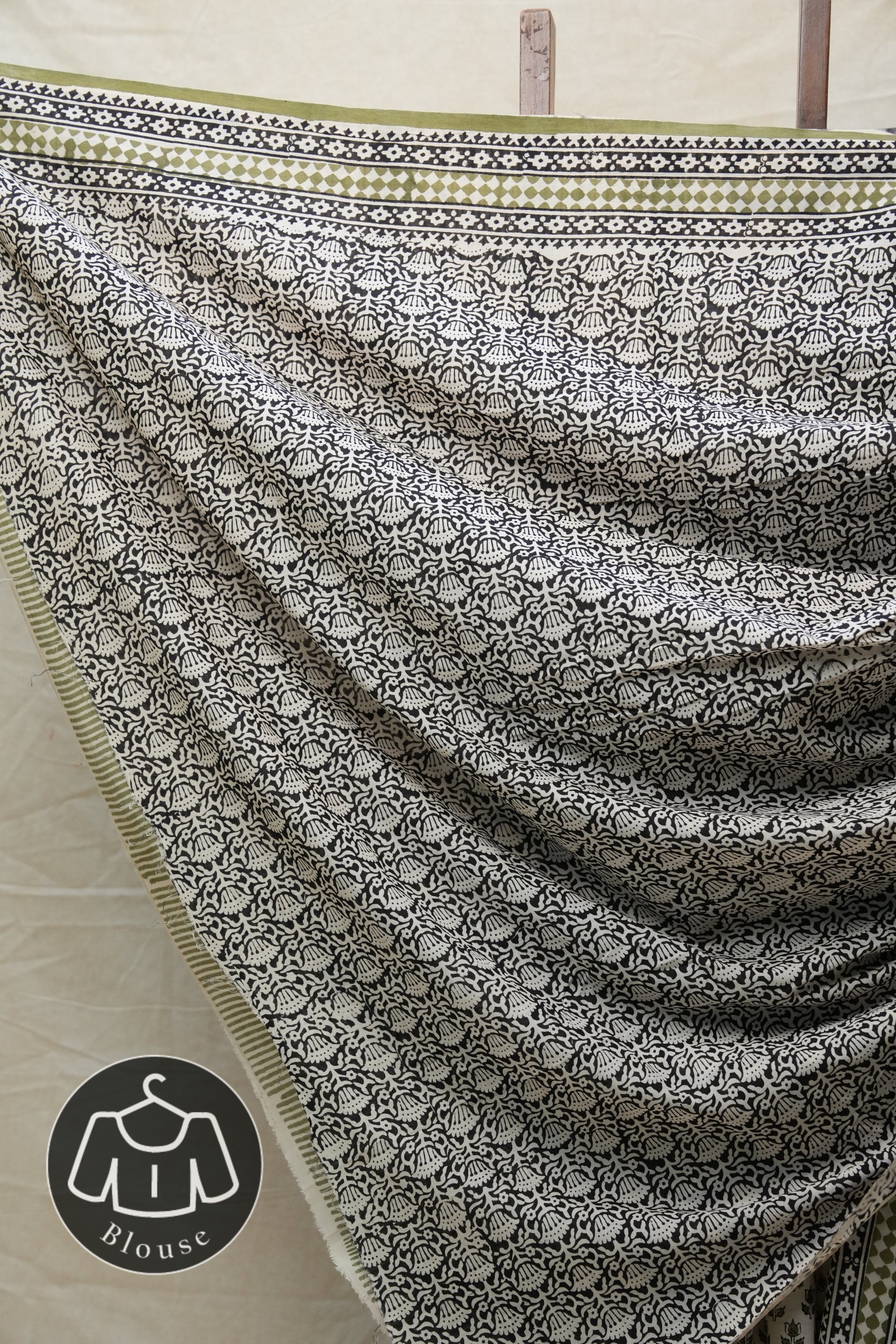 Cream HBP Cotton Saree - SRCCS2566