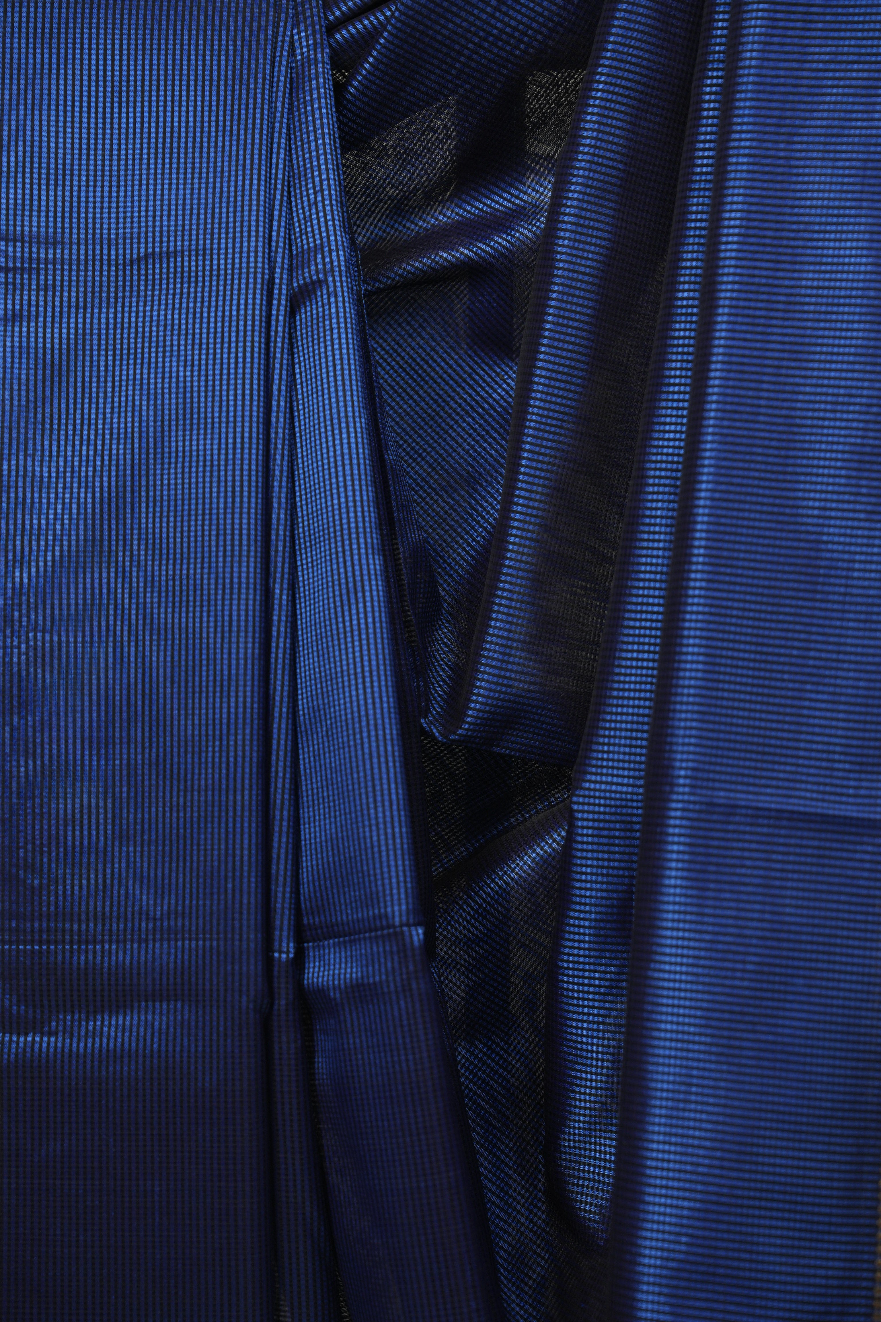 Blue Maheshwari Saree - SRBMS1342
