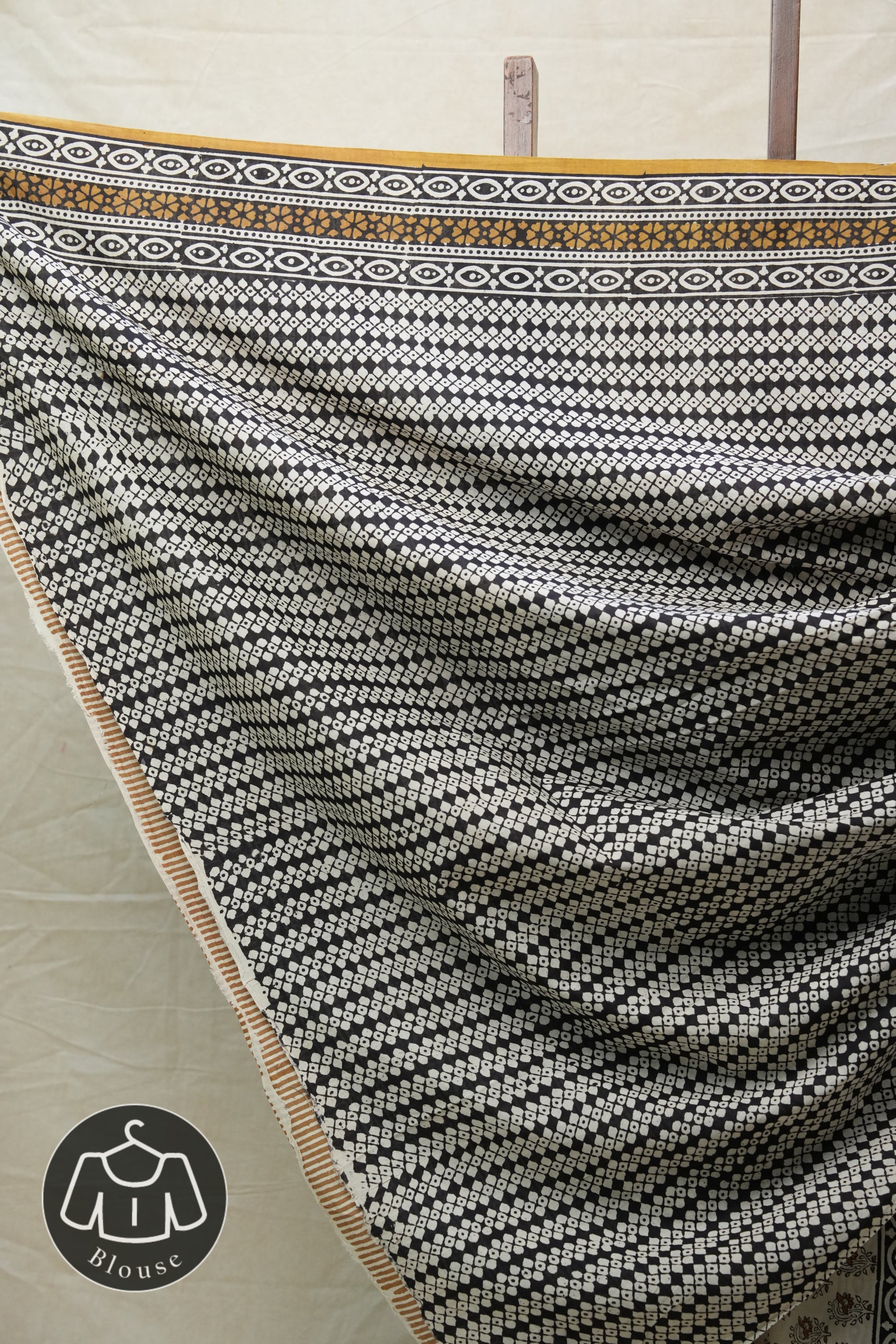 Cream HBP Cotton Saree - SRCCS2562