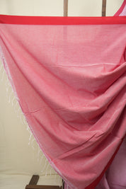 Pink Bengal Cotton Saree - SRPBCS189
