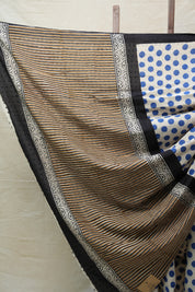 Cream HBP Cotton Saree - SRCCS2546