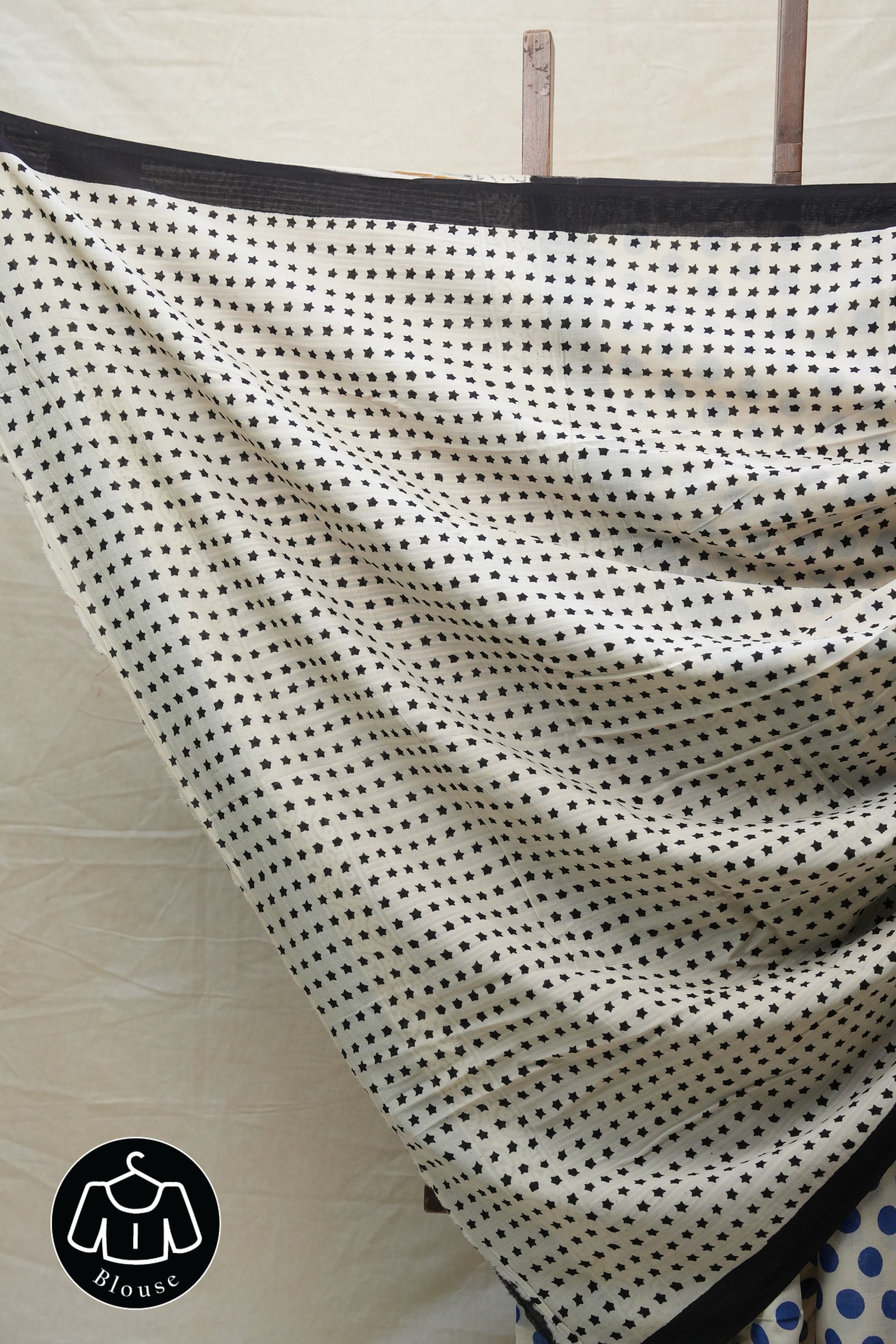 Cream HBP Cotton Saree - SRCCS2546