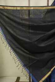 Blue Maheshwari Saree - SRBMS1342