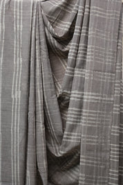 Grey HBP Cotton Saree - SRGCS2548