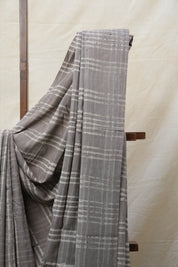 Grey HBP Cotton Saree - SRGCS2548