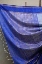 Sky Blue Raw Silk Saree - SRSBRSS739