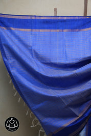 Sky Blue Raw Silk Saree - SRSBRSS739