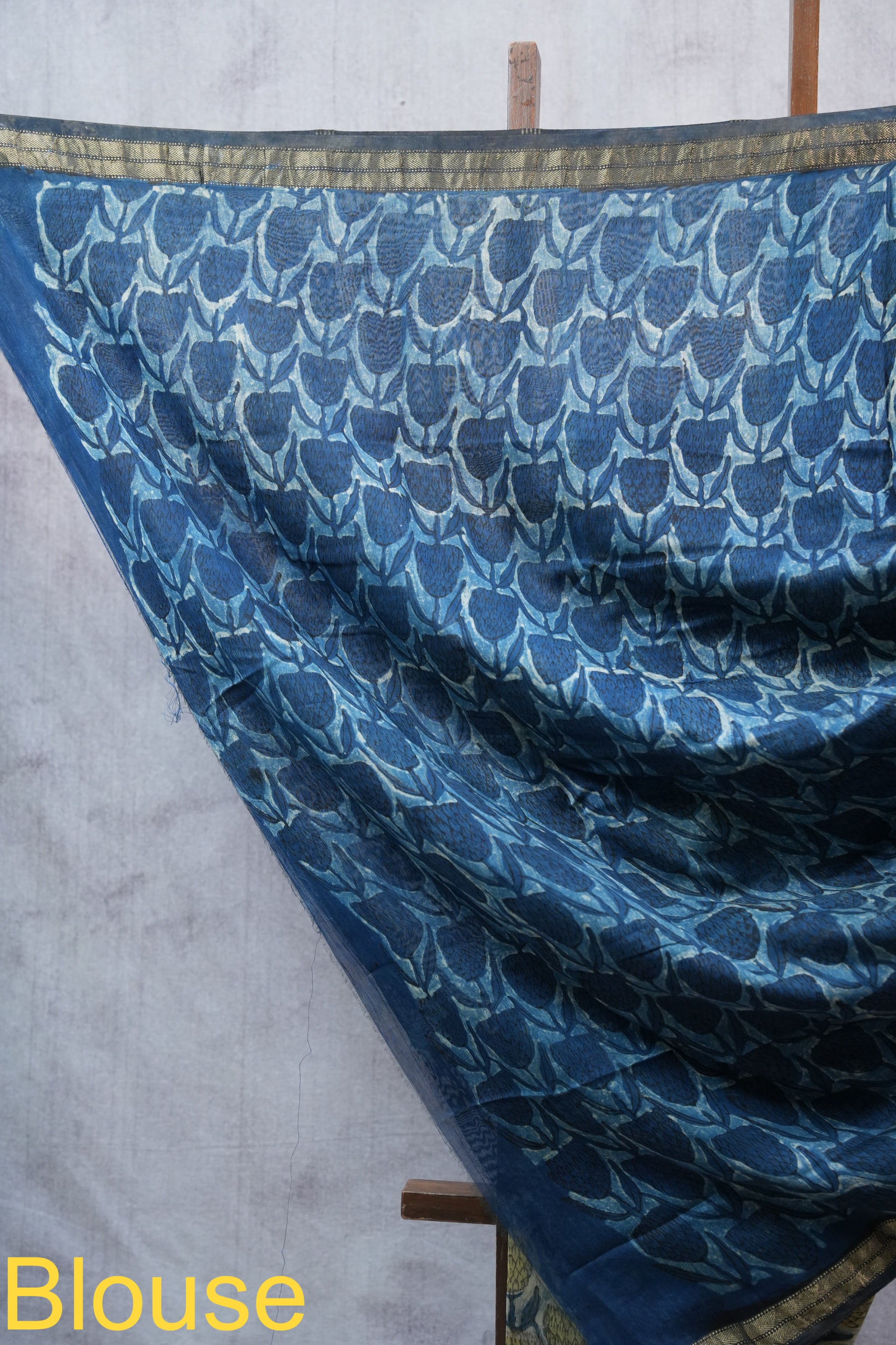 Cream HBP Cotton Silk Saree With Maheshwari Border - SRCCSS1040