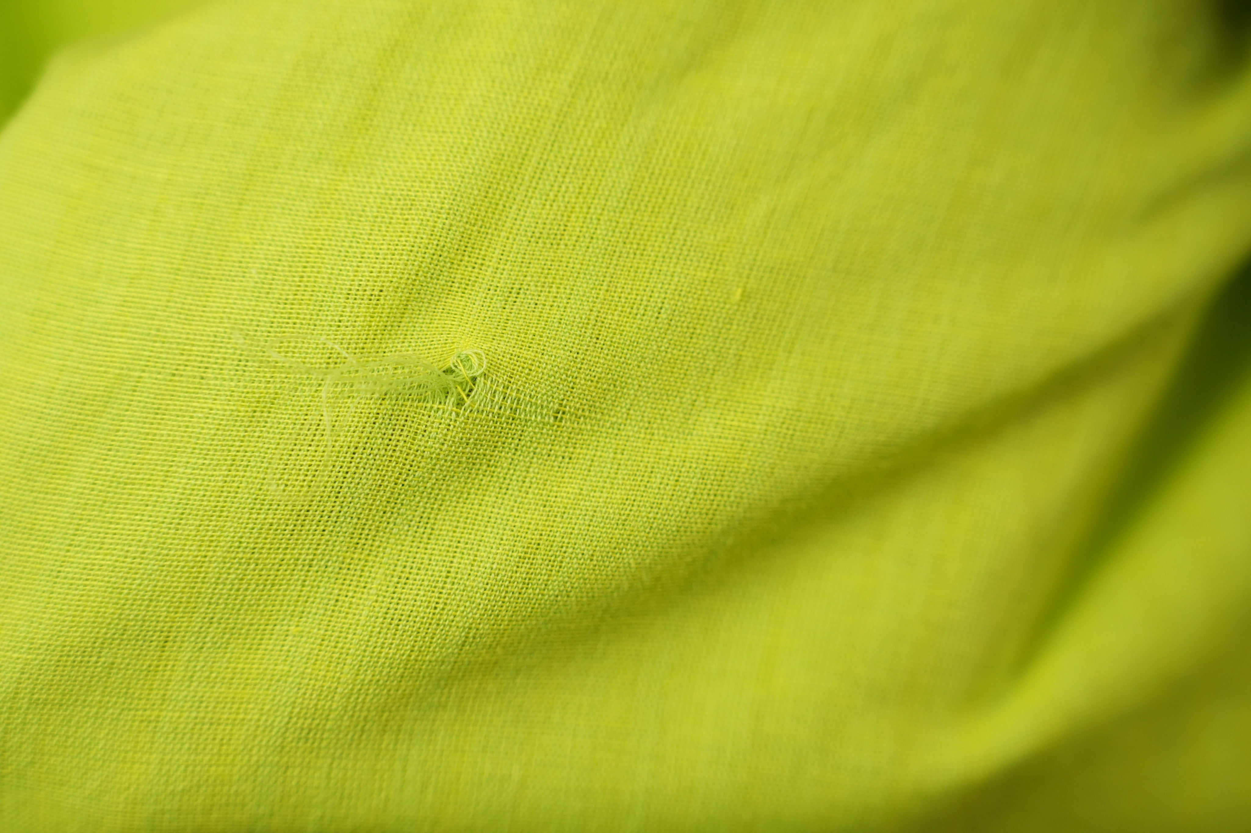 Neon Green Cotton IIkal Saree With Chikki Border (DEFECT) - SRNGCIS107-PI
