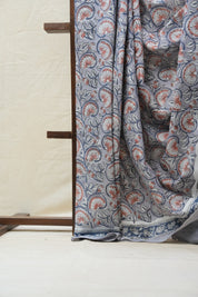 Grey HBP Cotton Saree - SRGCS2632