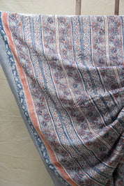 Grey HBP Cotton Saree - SRGCS2632