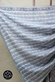 Grey HBP Cotton Saree - SRGCS2632