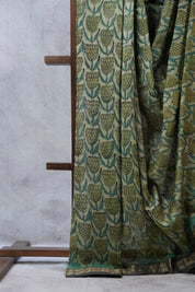 Cream HBP Cotton Silk Saree With Maheshwari Border - SRCCSS1037