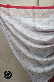 Red HBP Cotton Saree - SRRCS2635