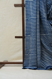 Indigo HBP Cotton Saree - SRICS2631