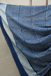 Indigo HBP Cotton Saree - SRICS2631