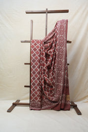 Magenta HBP Cotton Saree - SRMCS2628