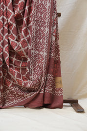 Magenta HBP Cotton Saree - SRMCS2628