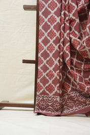 Magenta HBP Cotton Saree - SRMCS2628