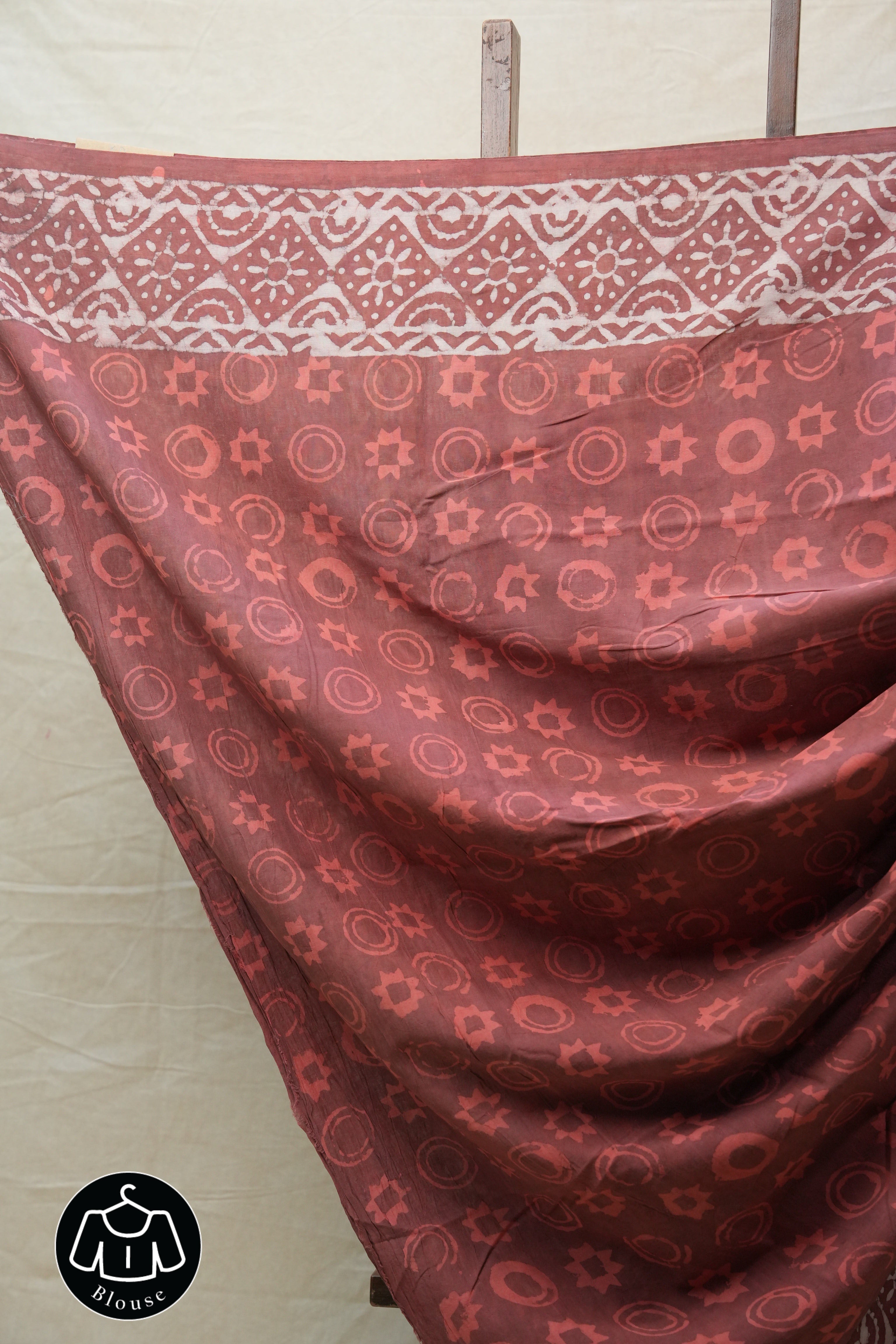 Magenta HBP Cotton Saree - SRMCS2628