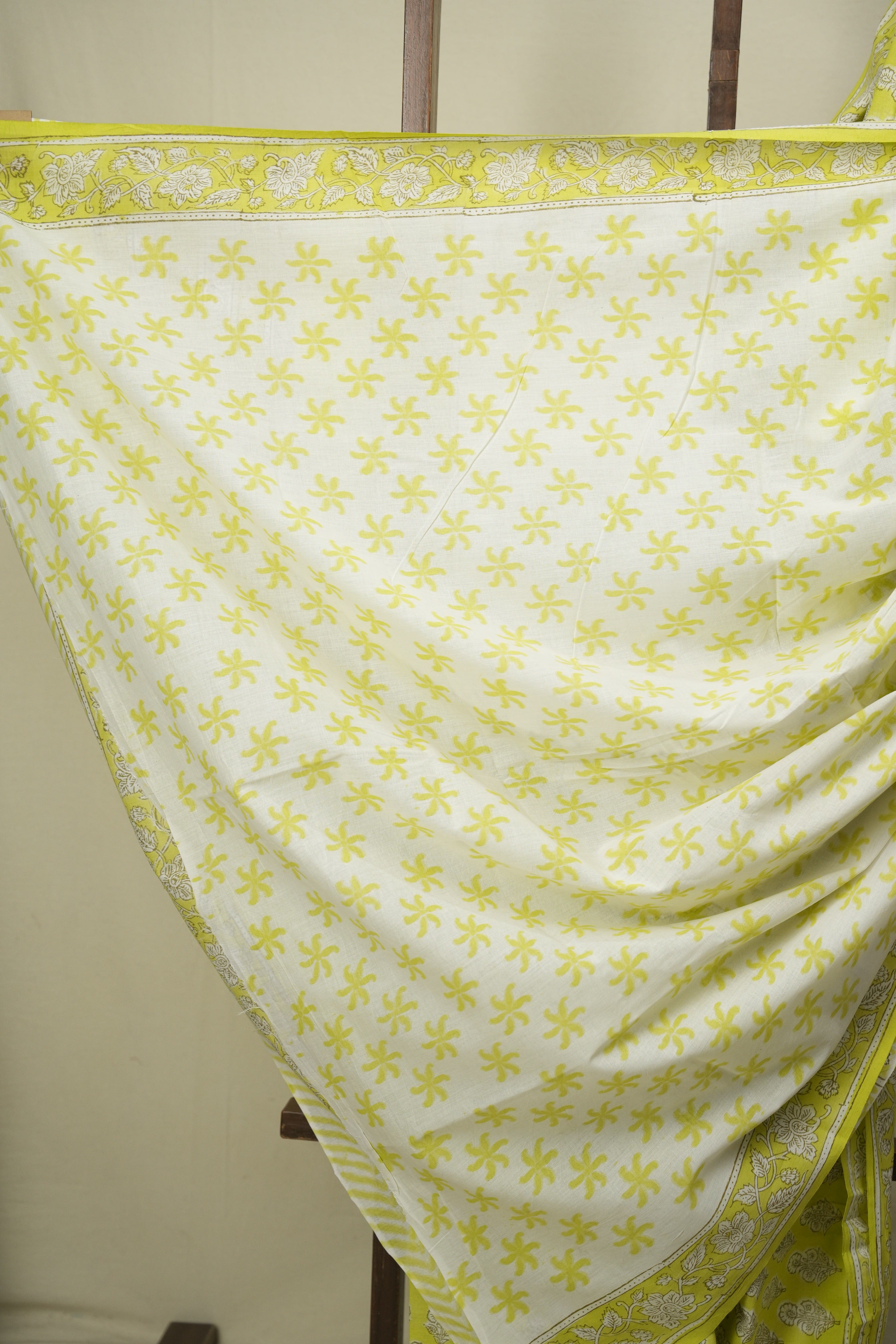 Pista Green HBP Cotton Saree - SRPGCS3703