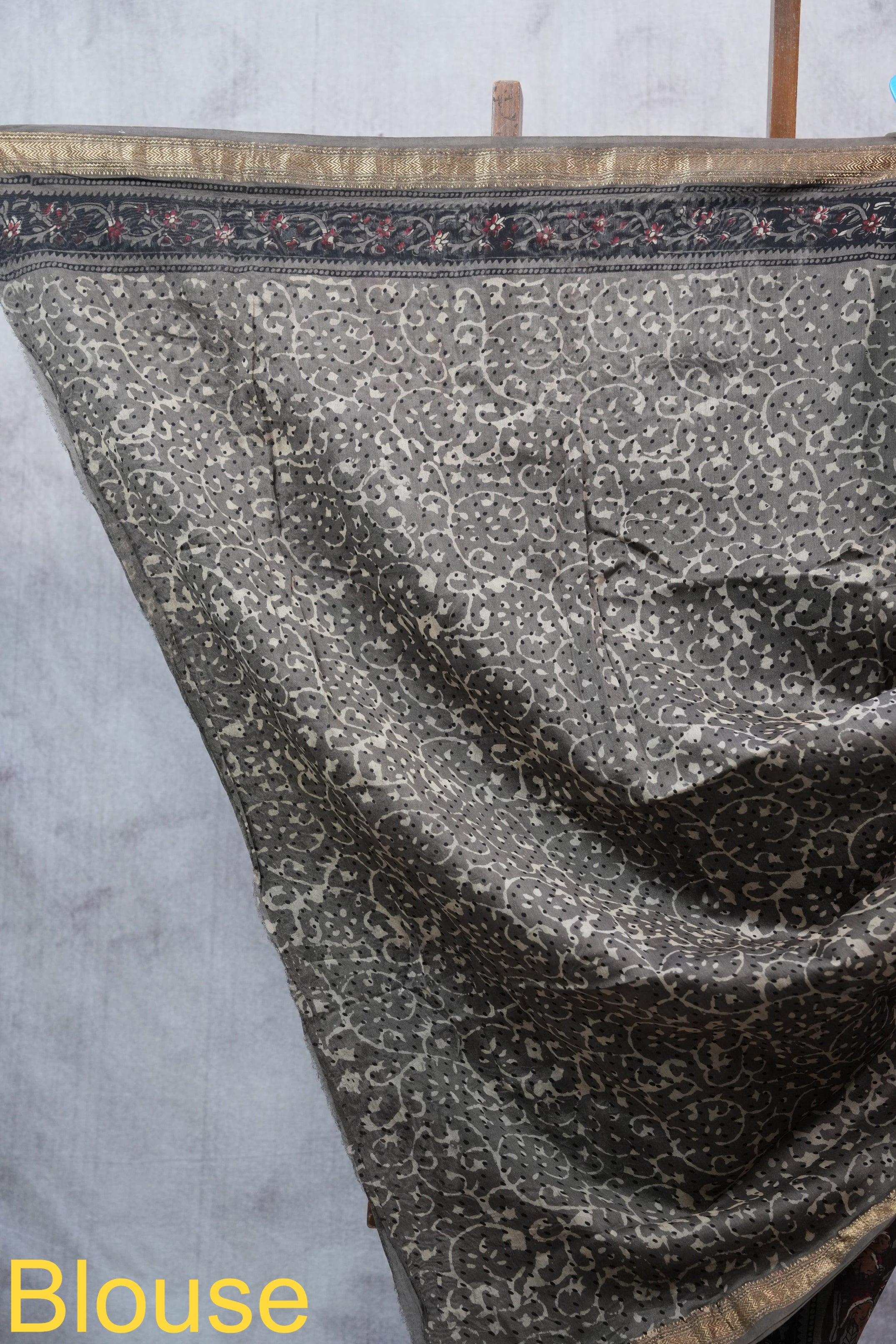 Maroon HBP Cotton Silk Saree With Maheshwari Border - SRMCSS1010